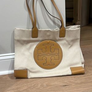 Tory Burch dupe Large Tote canvas beige/tan